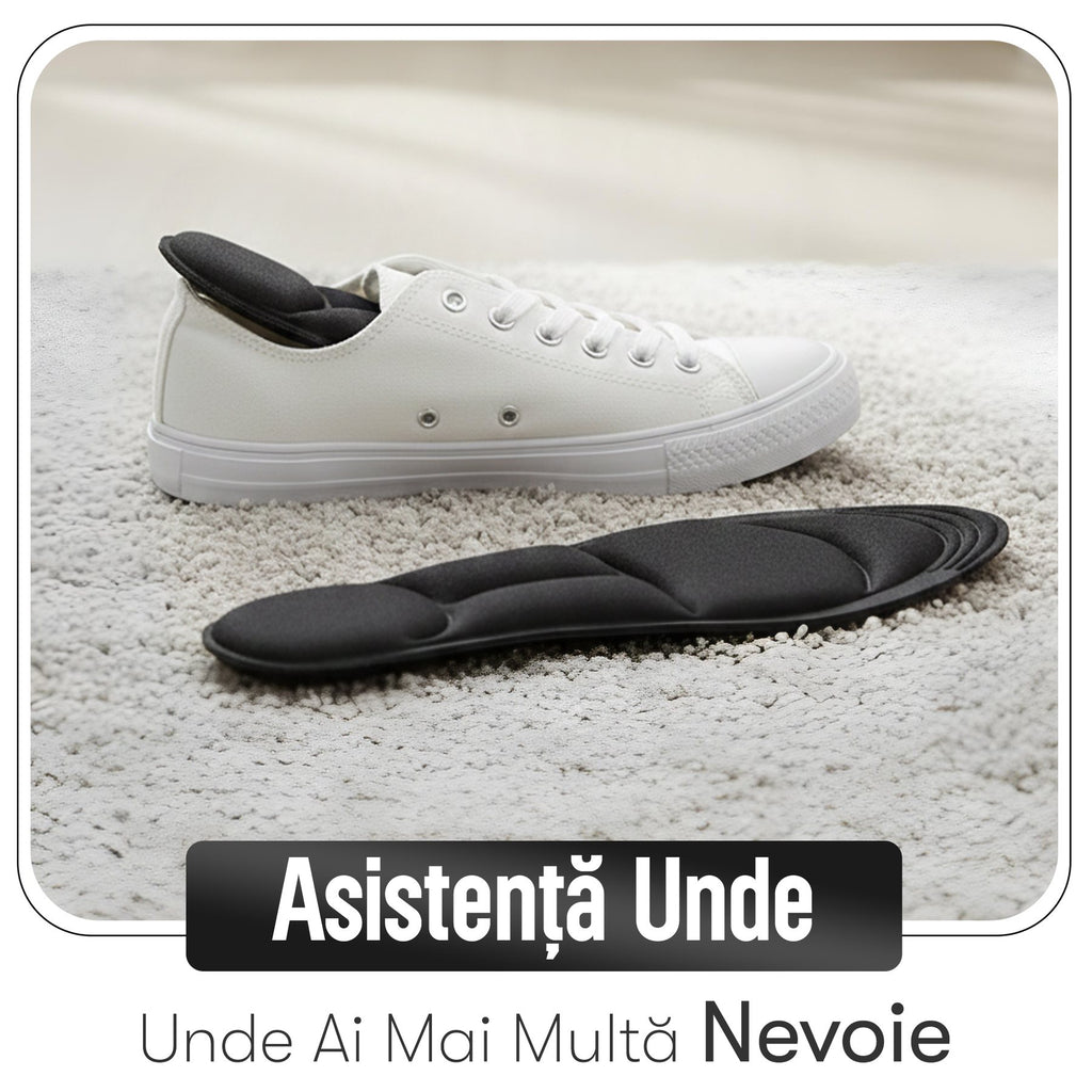 Branțuri ortopedice Memory Foam 4D negre