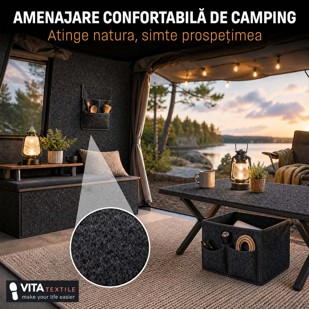 Mochetă antracit 3,5 mm